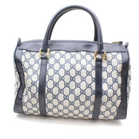 navy blue gucci diaper bag